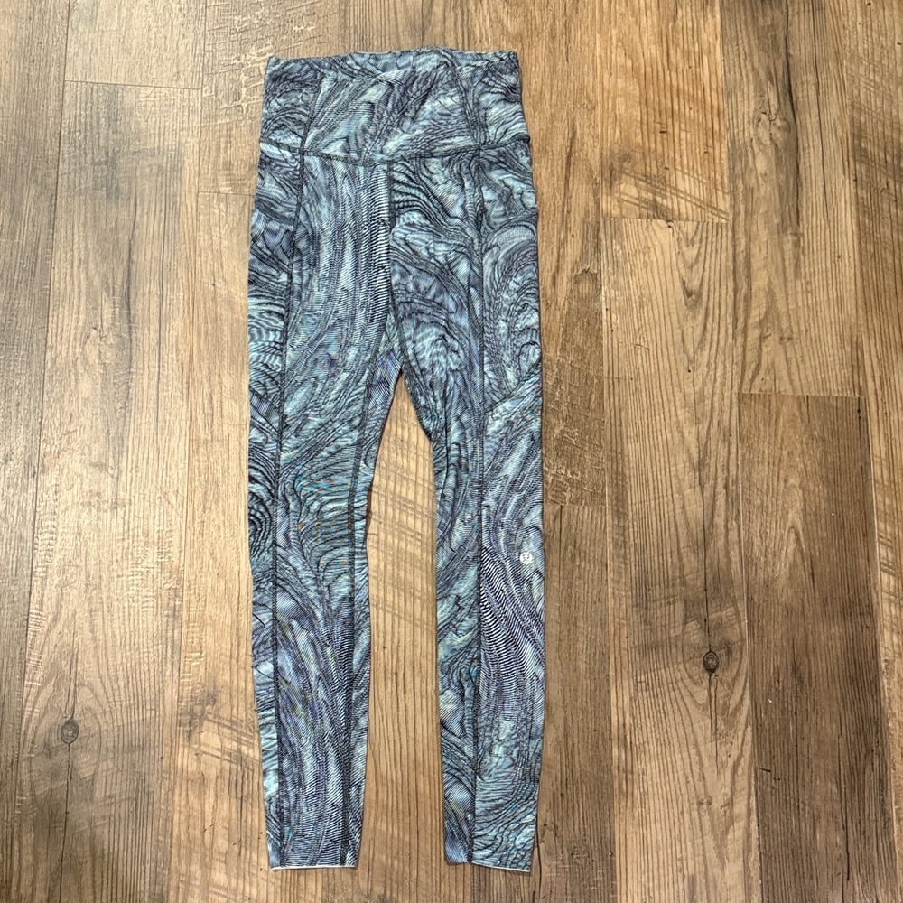 Lululemon Fast and Free High Ride tight 28” Nulux Size 4 NWOT
